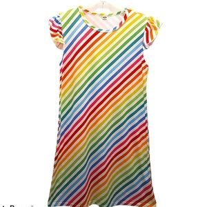Unifaco Nightgown Rainbow Stripes Youth Size XL Girls
